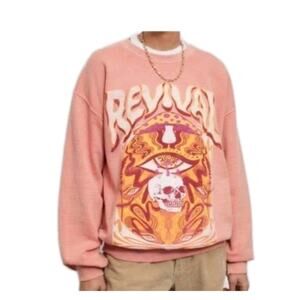 Urban Outfitters X Project Social Small/medium Crew Sweatshirt Oversized